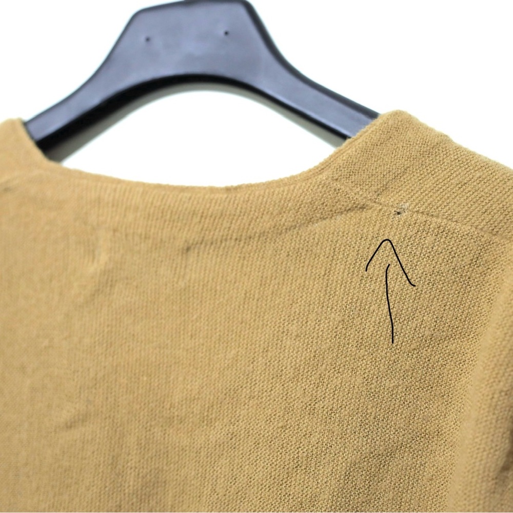 Vintage 70s 80s IZOD LACOSTE Ladies Cardigan Sweater Union Made USA Large Orlon - Picture 9 of 13